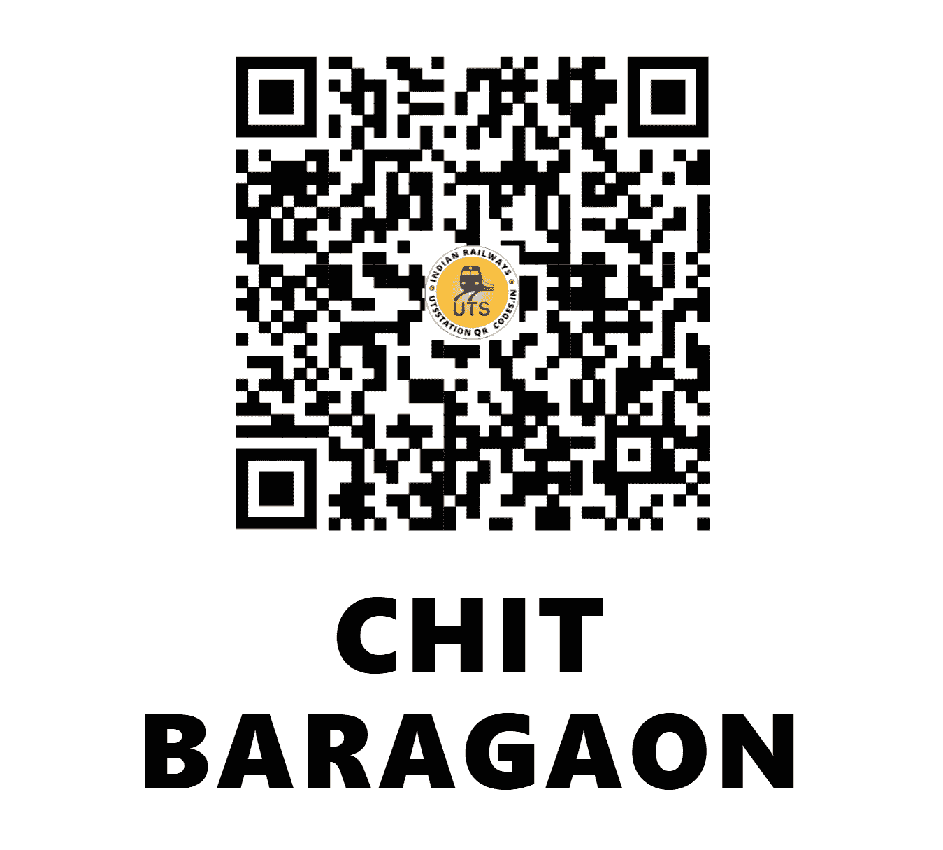 UTS QR Code for CHIT BARAGAON - CBN - NE (UTTAR PRADESH)